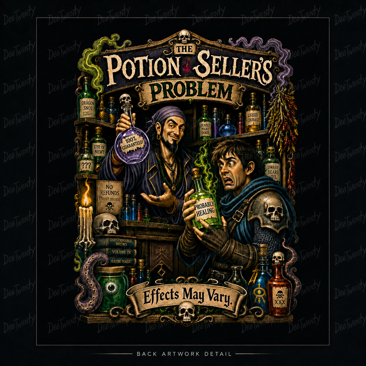 The Potion Seller’s Problem — Max Heavyweight Tee