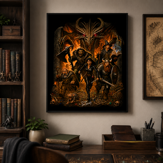 The Dragon’s Hoard — Fantasy Art Print