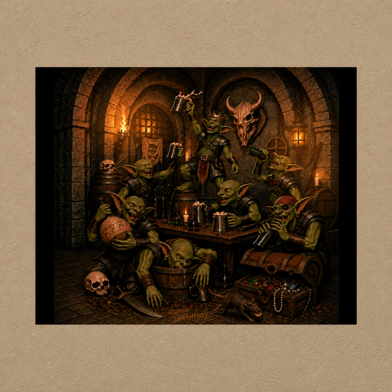 The Goblin’s Toast — Fantasy Art Print