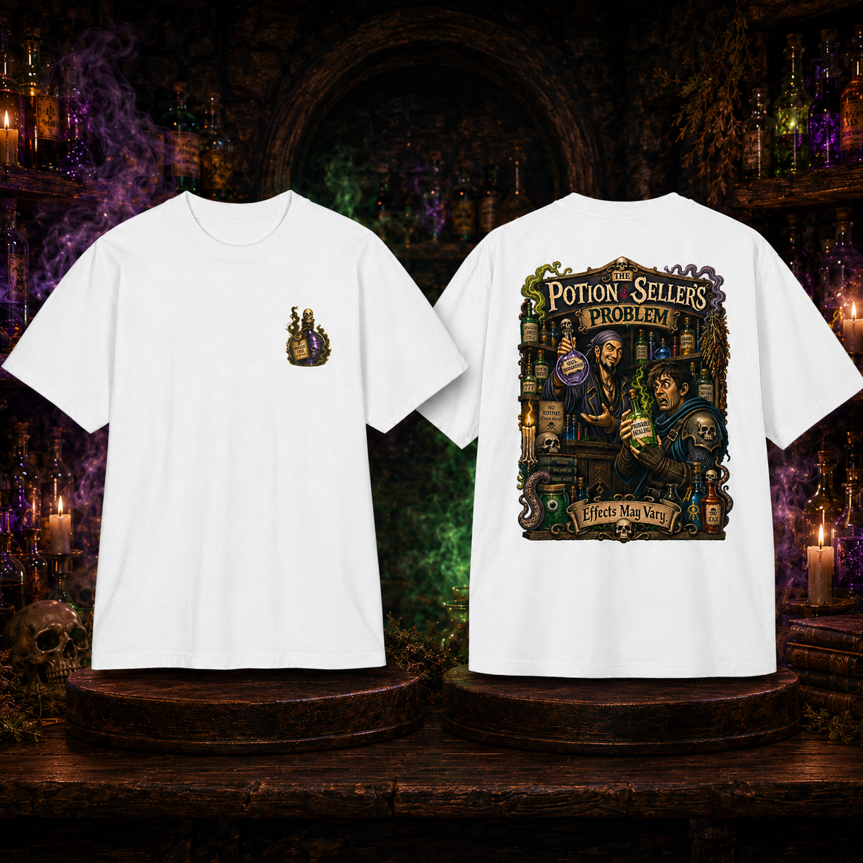 The Potion Seller’s Problem — Max Heavyweight Tee
