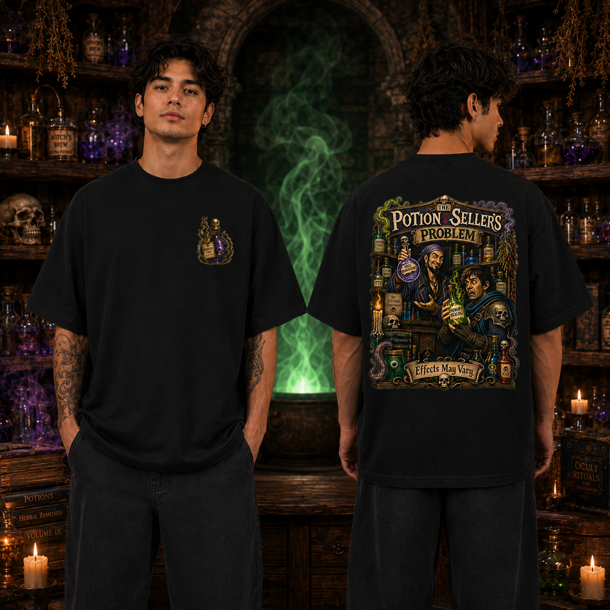 The Potion Seller’s Problem — Max Heavyweight Tee