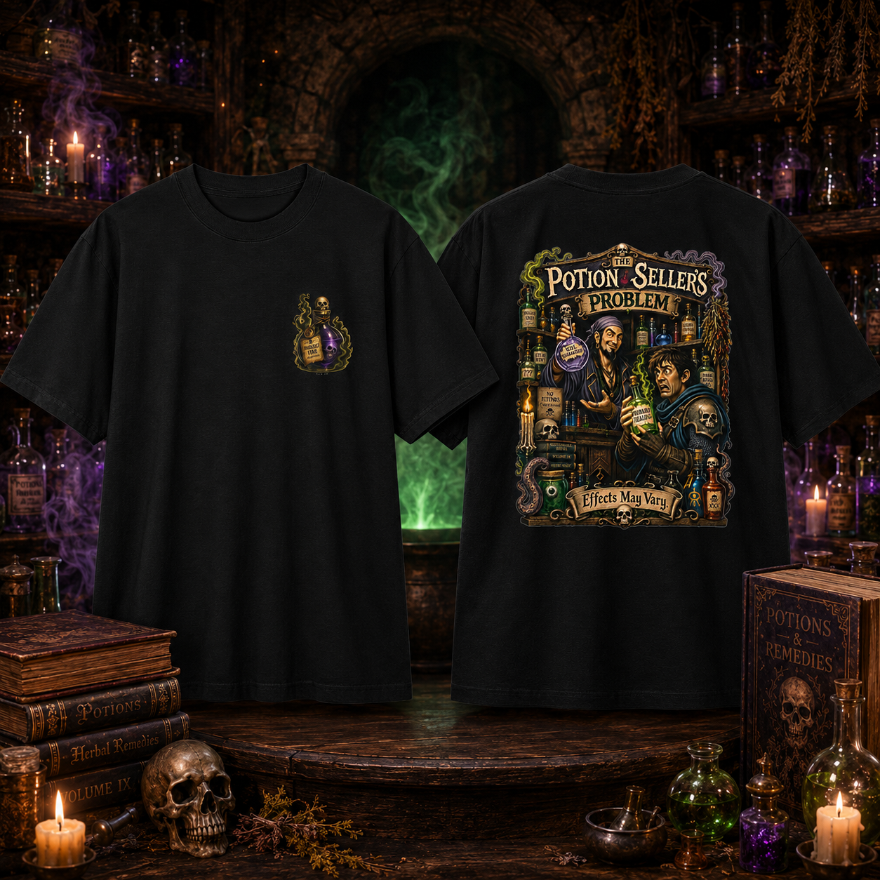 The Potion Seller’s Problem — Max Heavyweight Tee