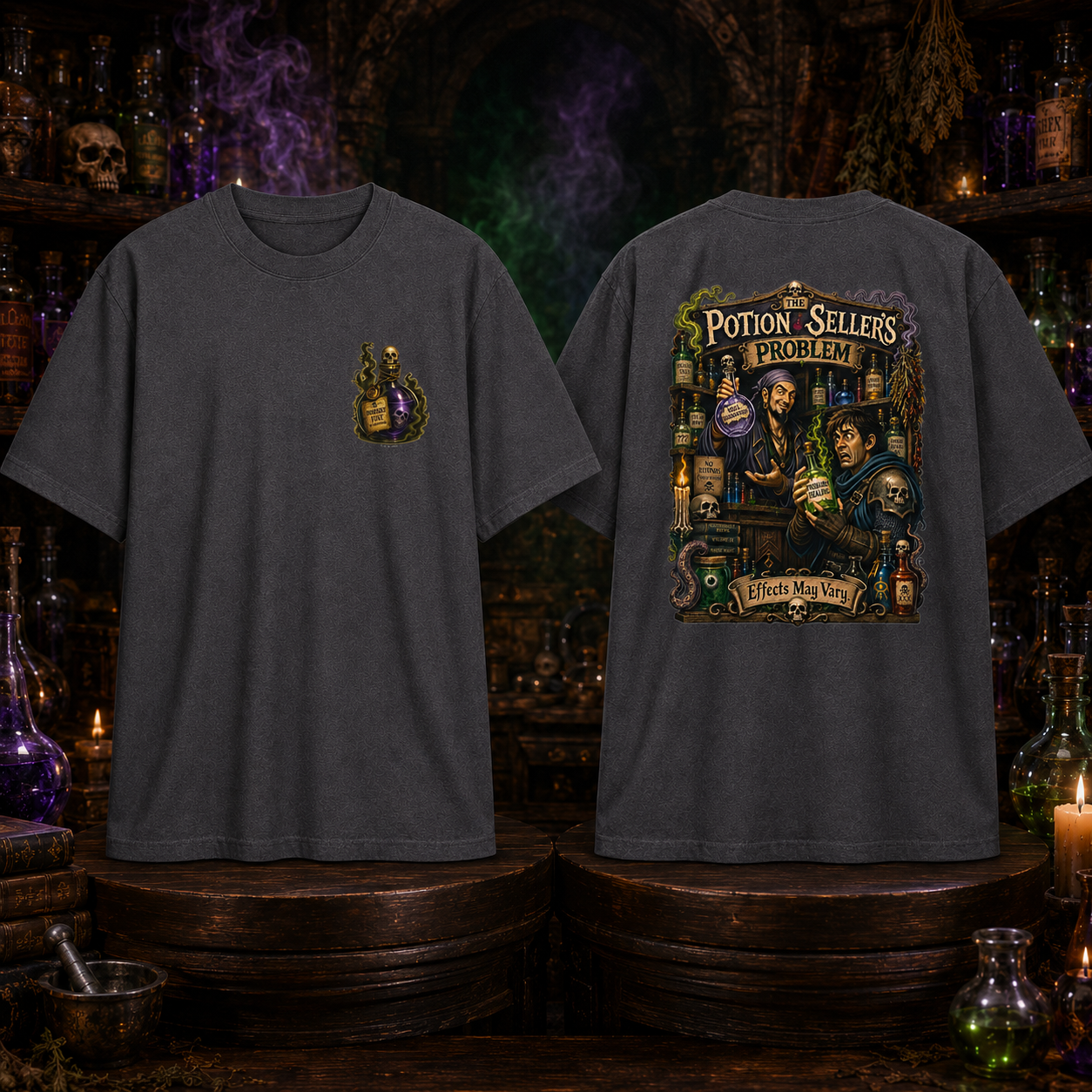 The Potion Seller’s Problem — Max Heavyweight Tee
