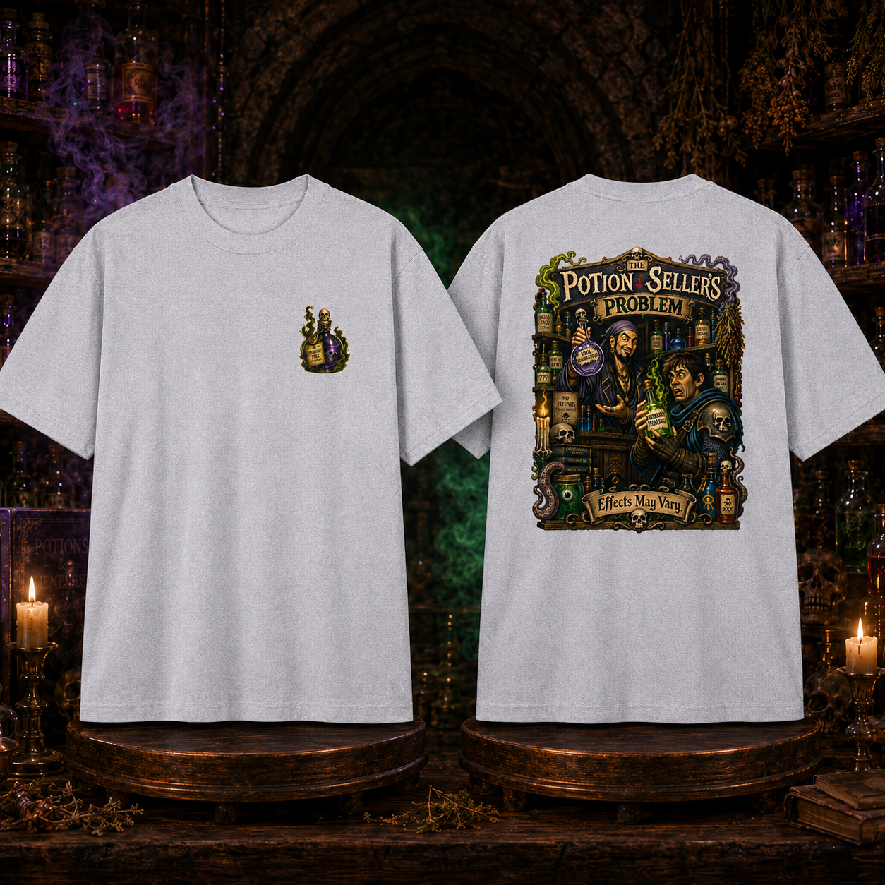 The Potion Seller’s Problem — Max Heavyweight Tee